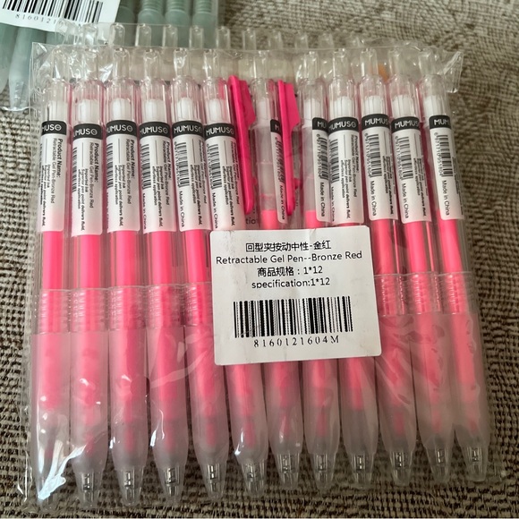Mumuso 3 packets Retractable Gel Pen - Picture 3 of 4